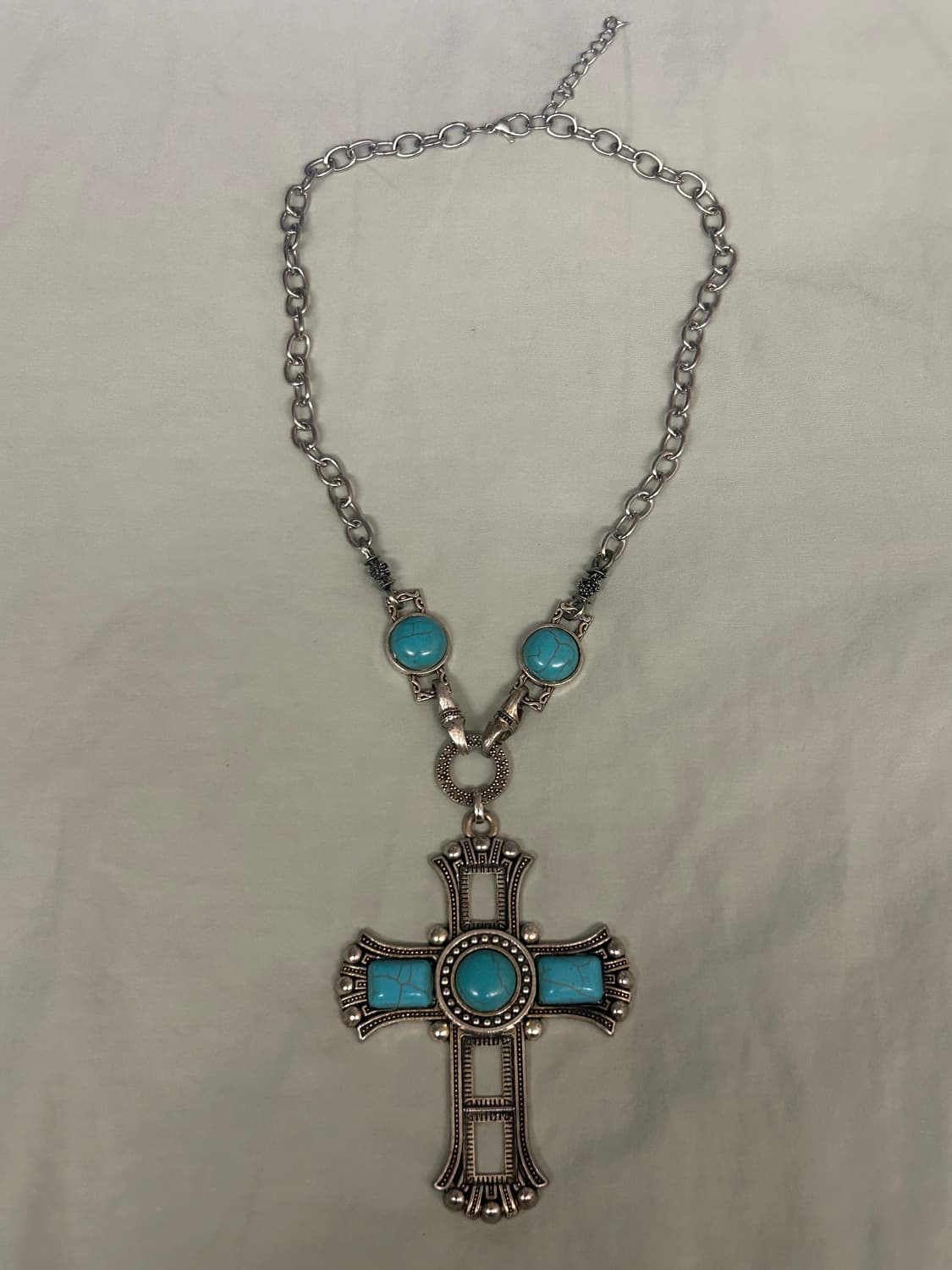 레테 펑크 십자가 목걸이 상품이미지2