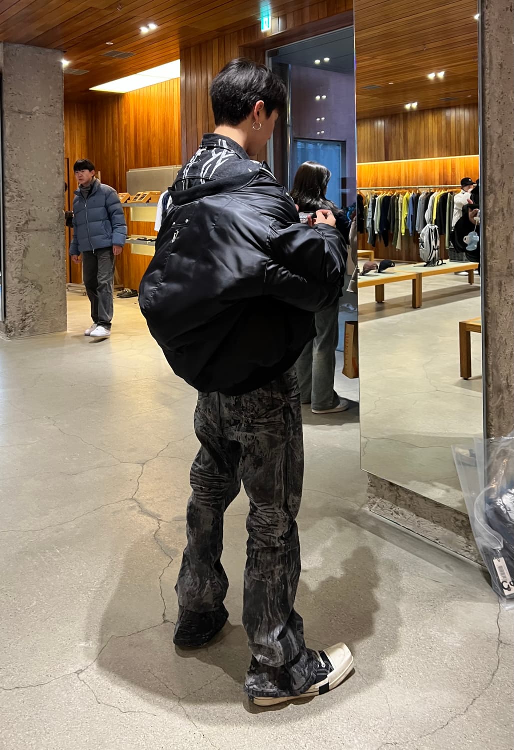 Emostance club 펜타그램 코팅팬츠 상품이미지2