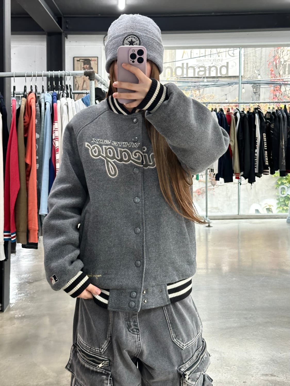 MLB 시카고 화이트삭스 울 바시티 자켓 상품이미지3