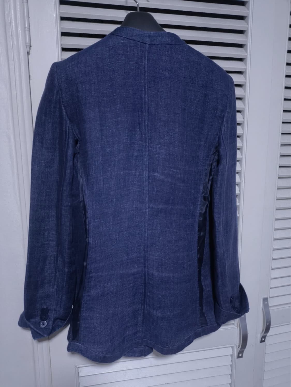 38 알마니 데님 노카라 자켓 상품이미지7