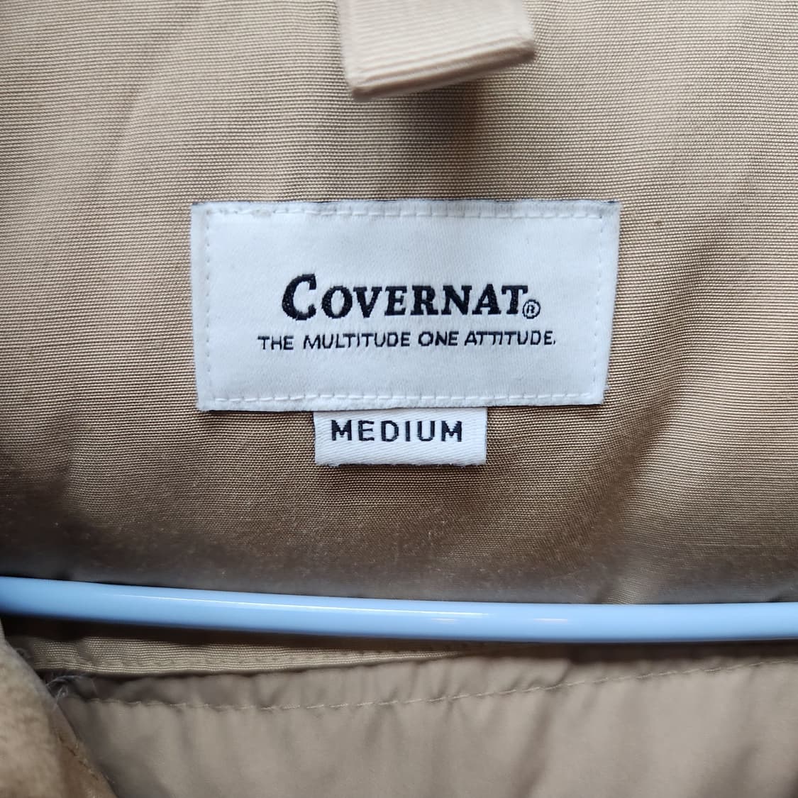 커버낫 덕다운 투톤(라쿤/양털) 후드퍼 야상패딩 M(L) 상품이미지6