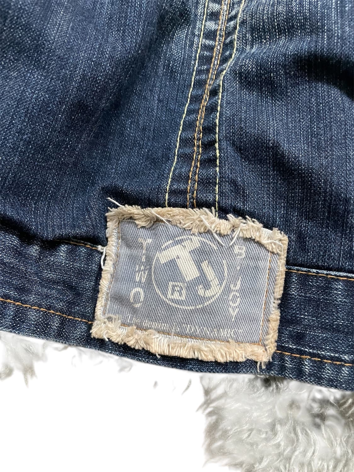 00s 2010 빈티지 워싱데님 쉐르파 청자켓 유니섹스코르티스트루릴리젼 상품이미지10