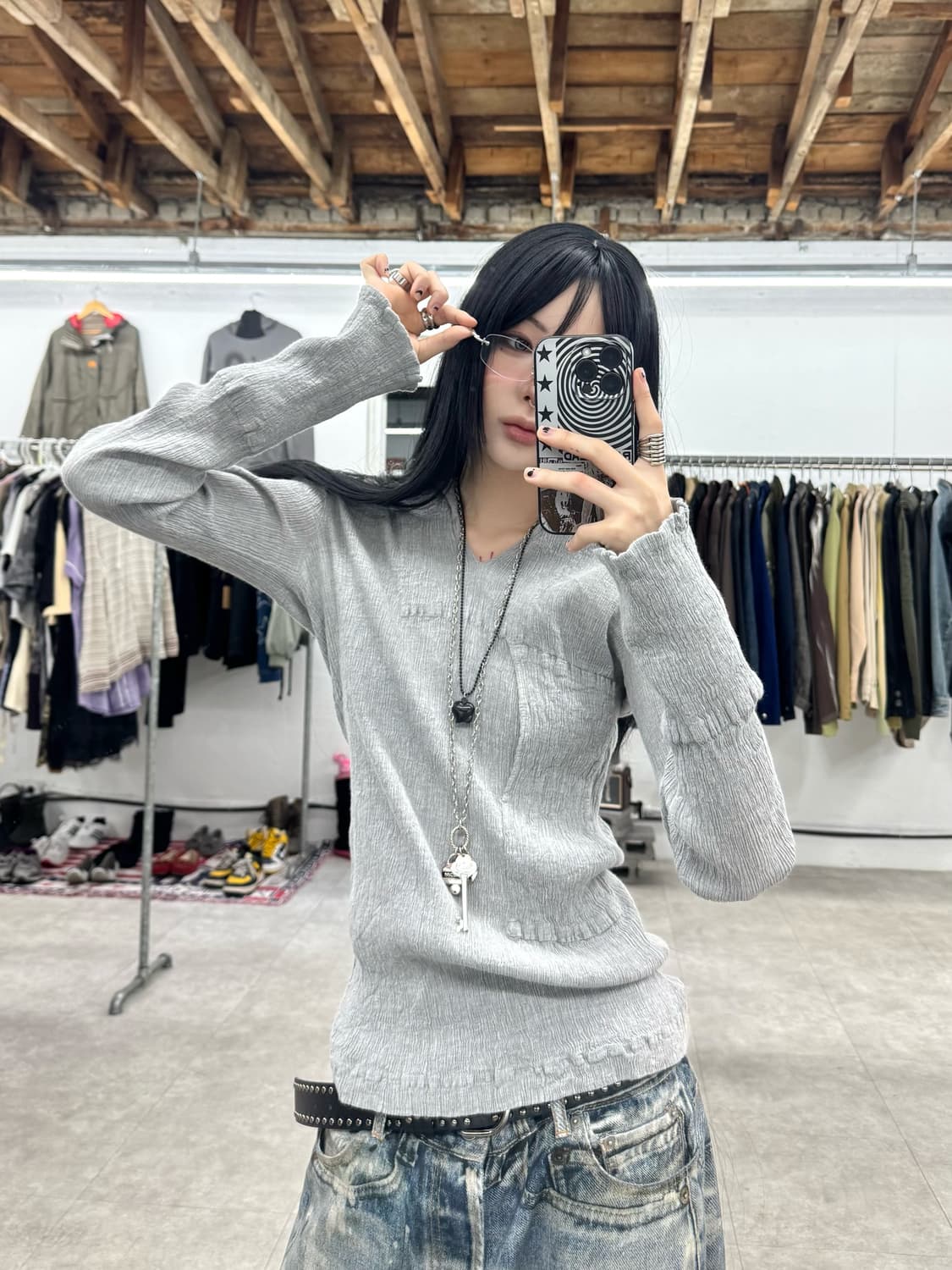 츠모리 치사토 스모킹 롱 슬리브 상품이미지7