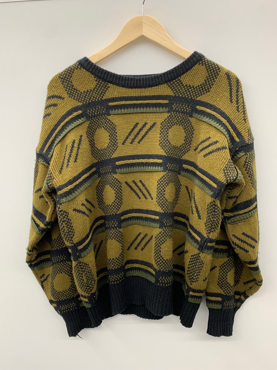 올리브 패턴 니트 상품이미지4