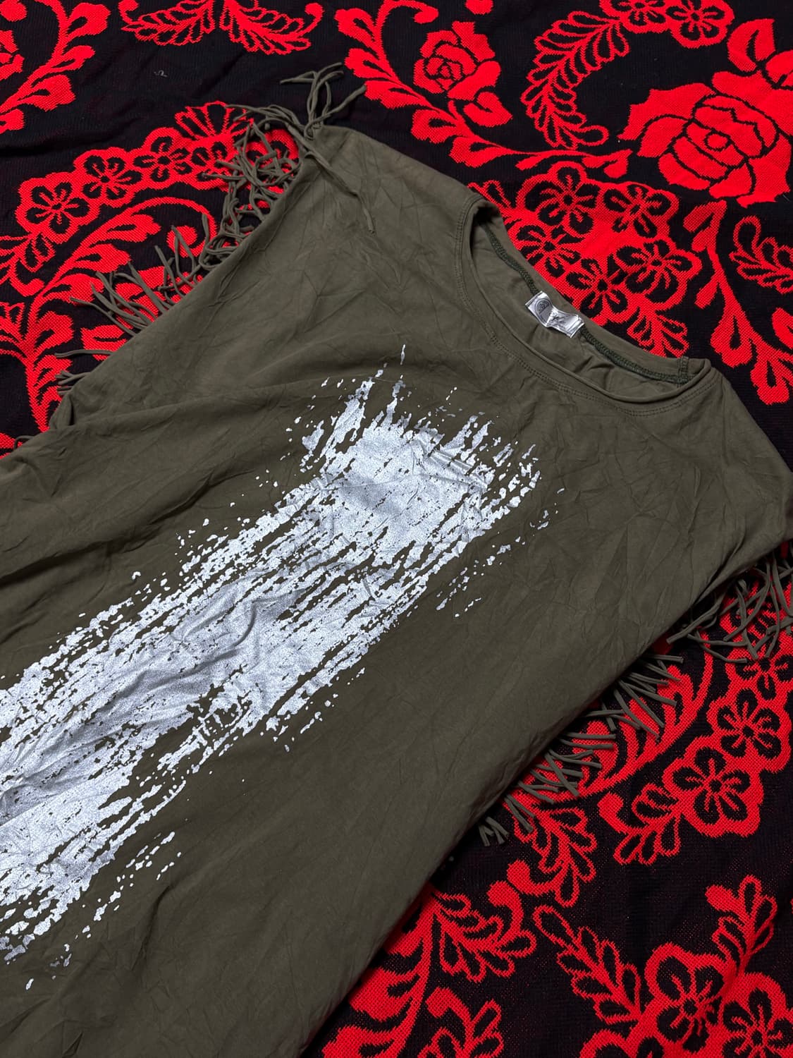 Vintage Punk "Ghillie" graffiti T&scarf 상품이미지4