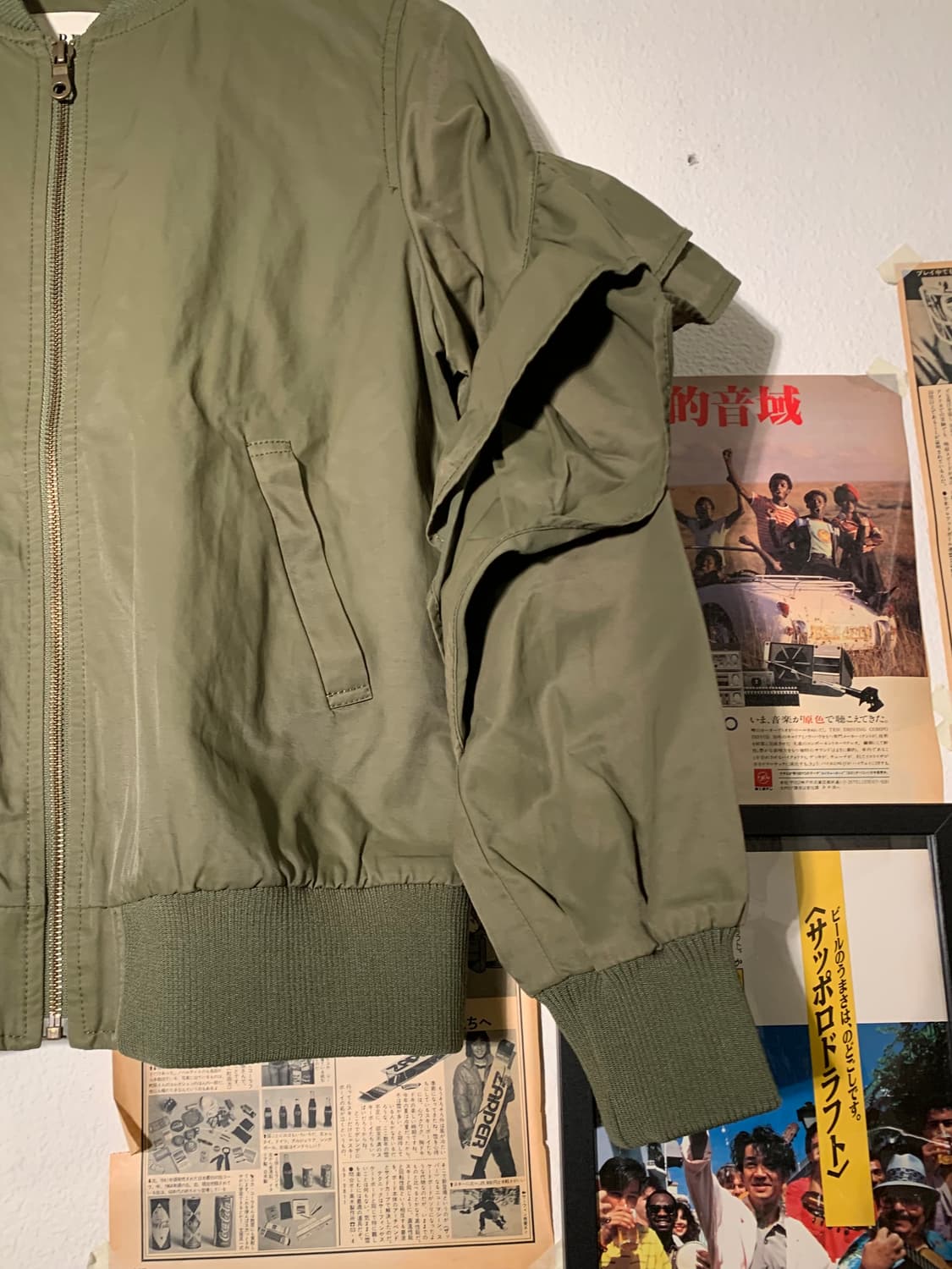 레이빔즈 레이스 프릴 ma 1 자켓 상품이미지3