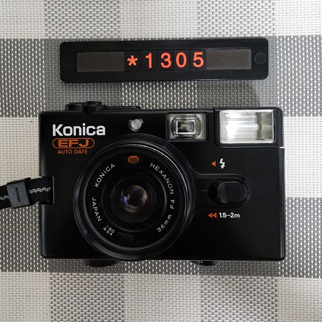 코니카 EFJ 오토데이트 블랙 필름카메라 코니카 팝 동일 상품이미지1