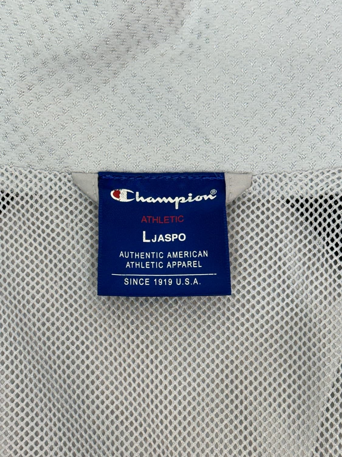 챔피온 재팬 그레이 블랙 올드스쿨 배색 오버핏 바람막이 트랙 자켓 L  상품이미지7