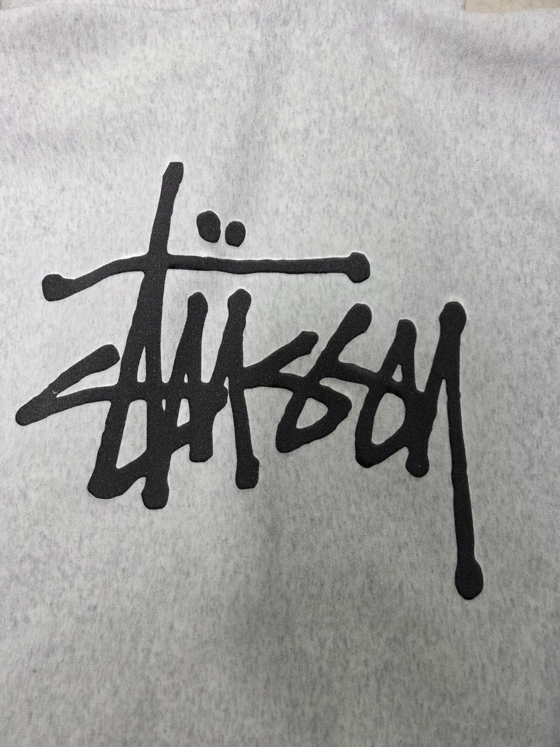 스투시 베이직 로고 후드티 그레이 상품이미지4