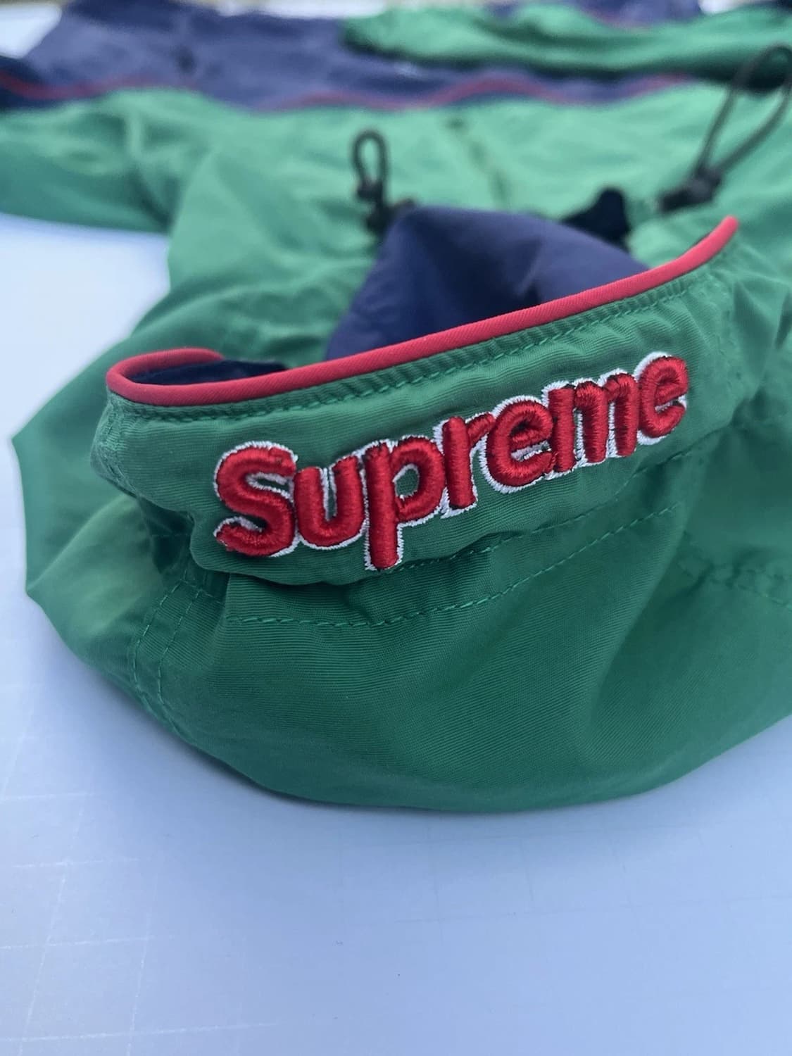 18SS 슈프림 스플릿 아노락 그린/네이비 상품이미지3