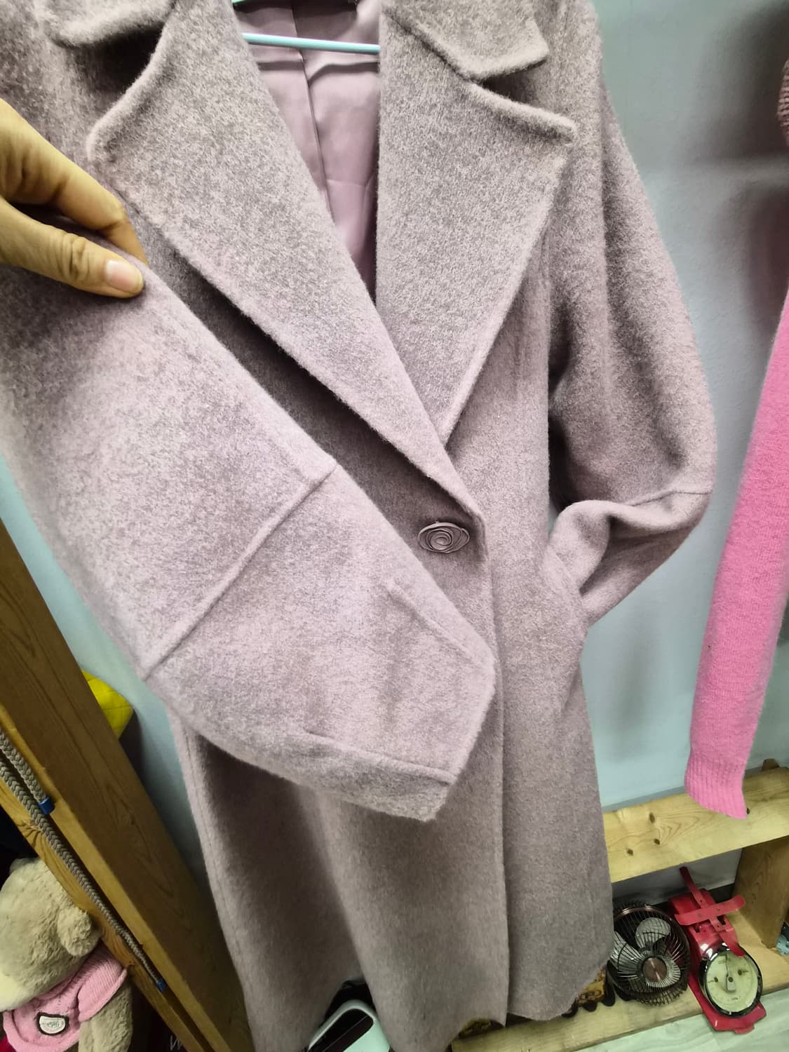 지고트 캐시미어 벌룬 입체 핸드메이드 롱코트 상품이미지2