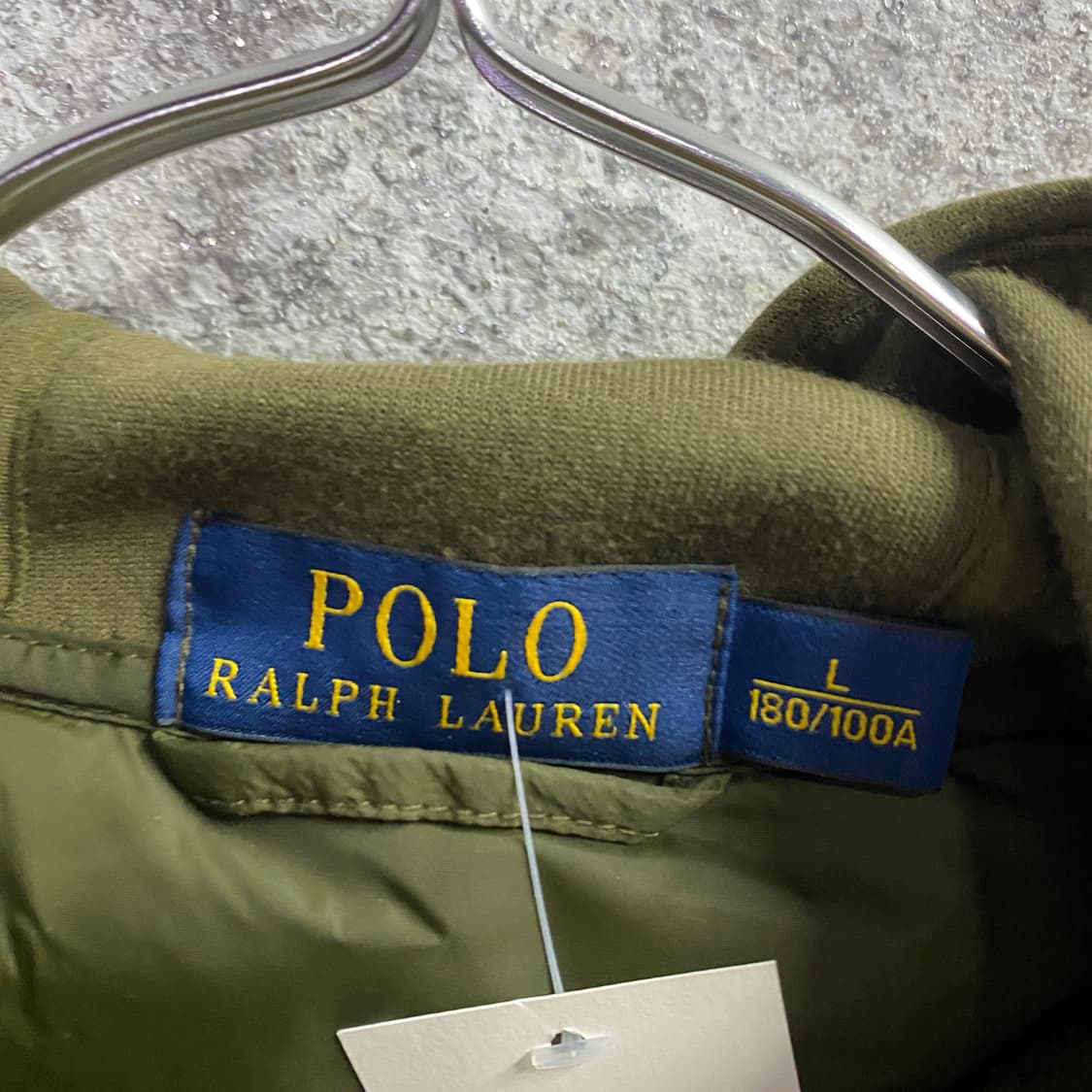 폴로랄프로렌 포니로고 패디드 테크 풀집 카키 자켓 B4213 상품이미지7