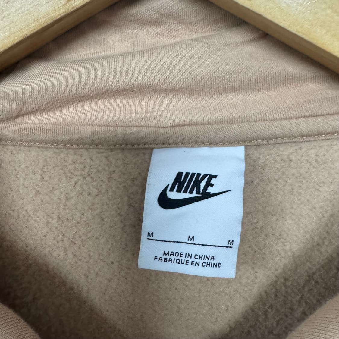 나이키 스우시 후드집업 베이지 상품이미지3
