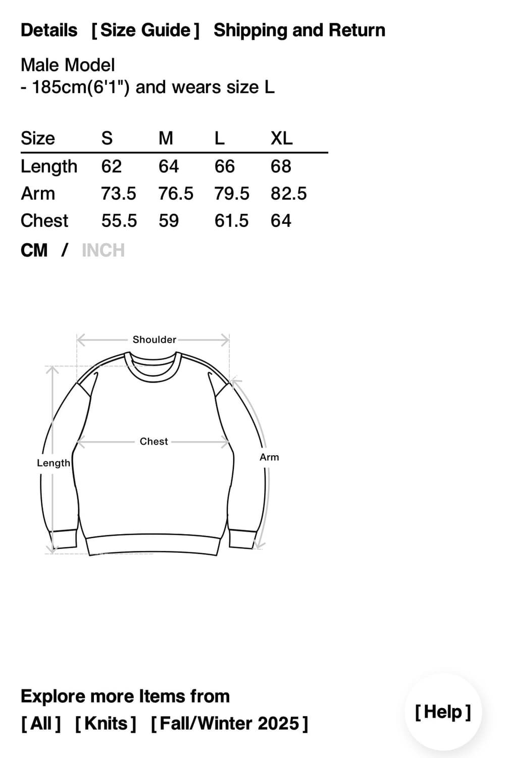 디스이즈네버댓) T-Logo Knit Sweater WH S 상품이미지4