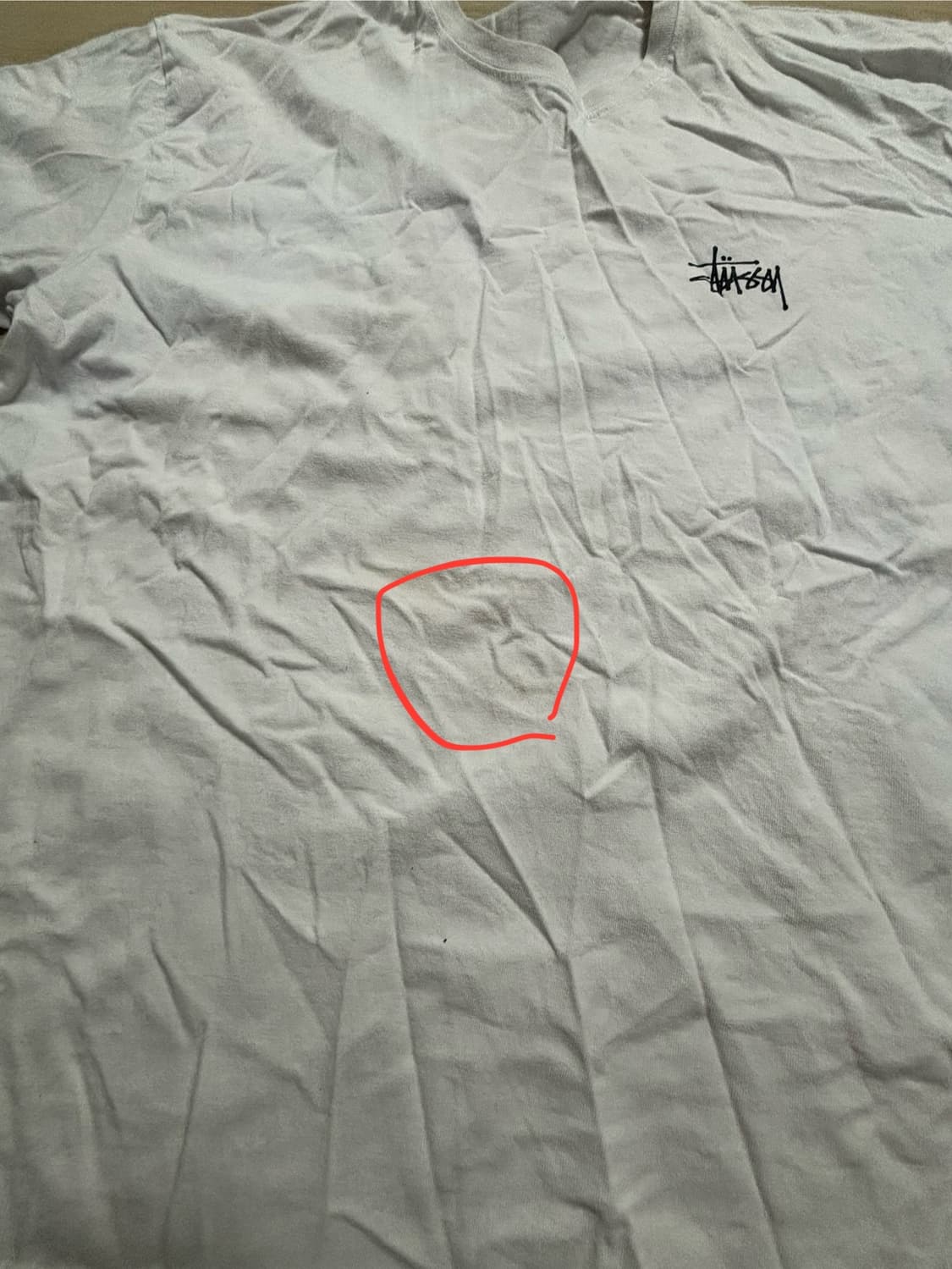 스투시 반팔 화이트 상품이미지4