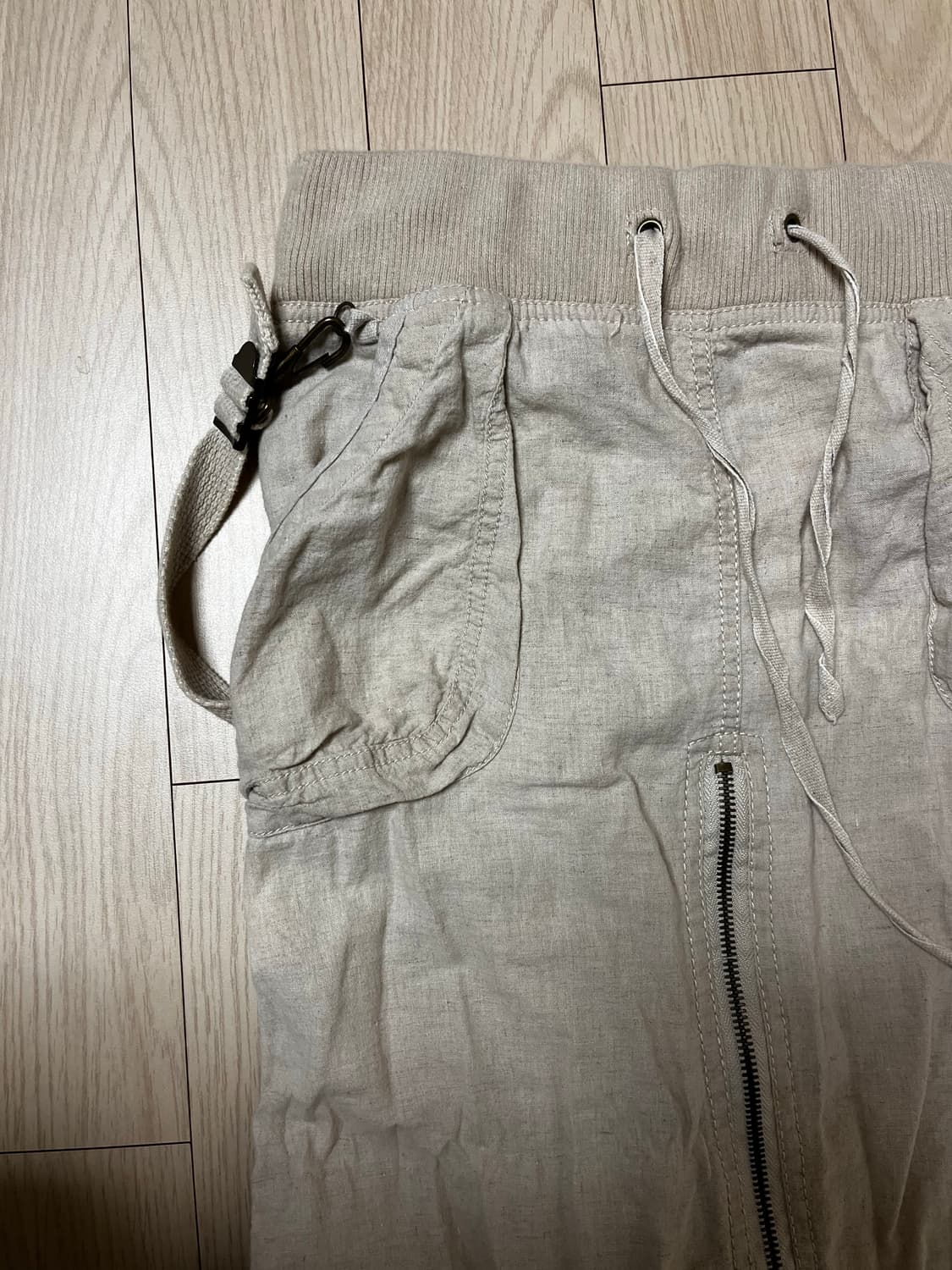 G.O.A 고아 카고 치마 베이지 상품이미지4