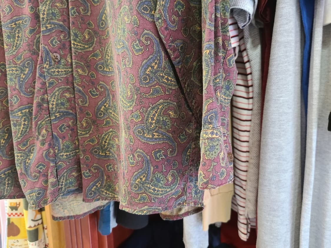 빈티지 페이즐리 셔츠 상품이미지5