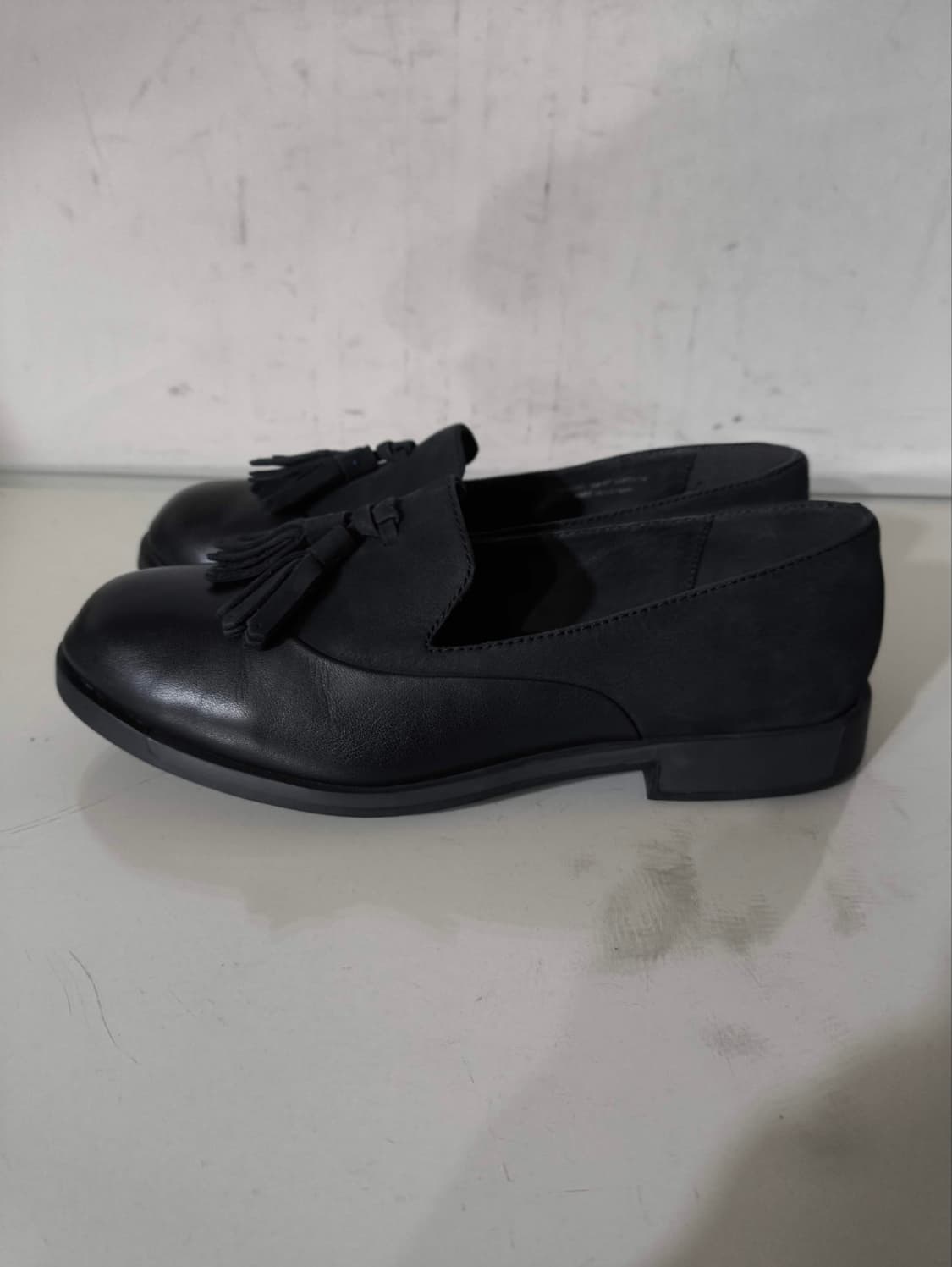 36 230mm 캠퍼 보위 천연가죽 스웨이드 테슬로퍼 상품이미지1