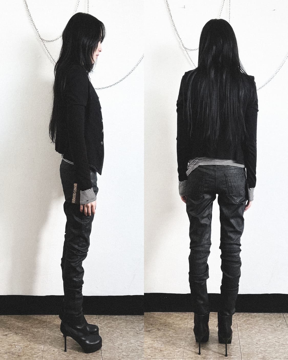 vov 나폴레옹 버튼 니트 가디건 자켓 상품이미지3