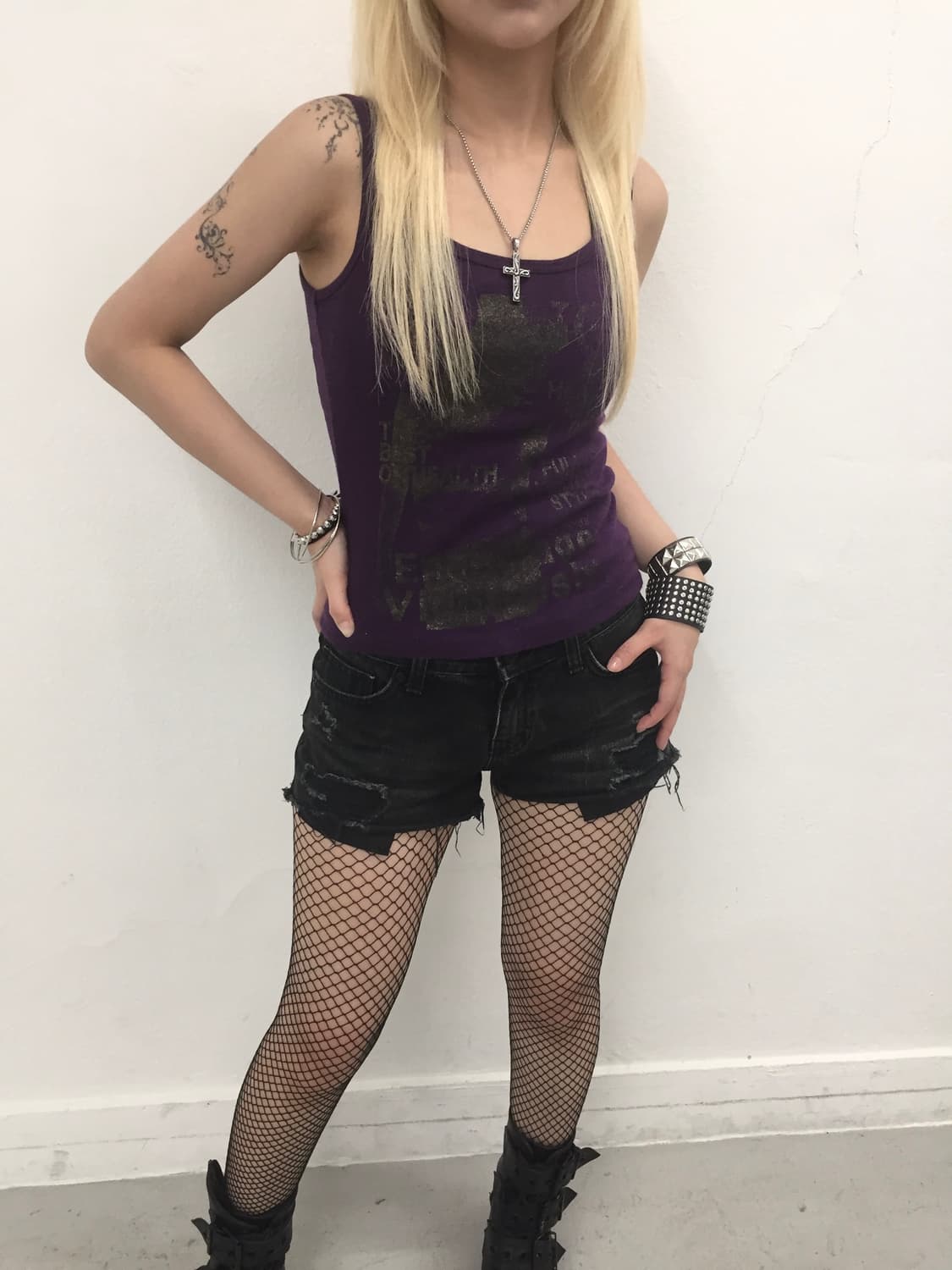 Kitch dark purple sleeveless  상품이미지1
