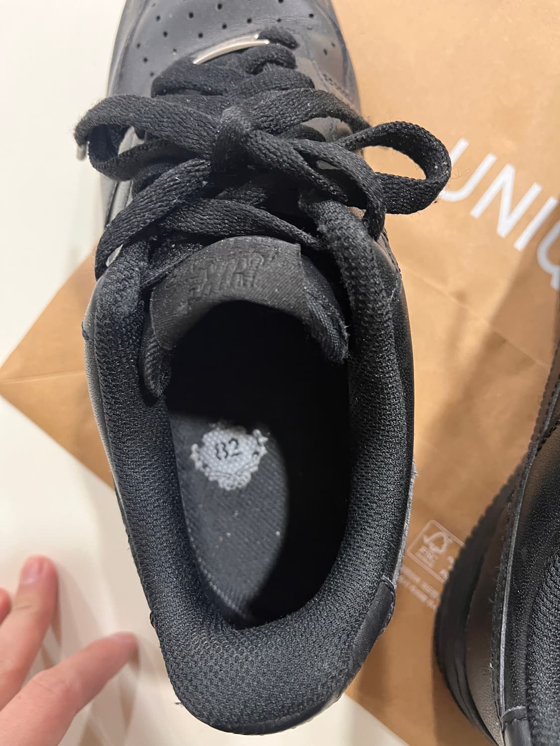 나이키 에어포스 블랙  상품이미지4