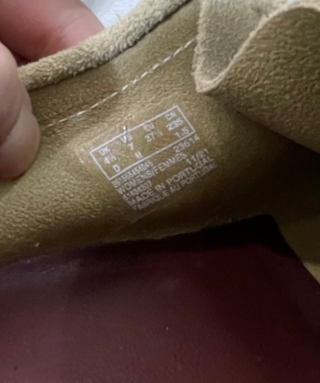 클락스 왈라비 스웨이드 베이지 235 상품이미지3