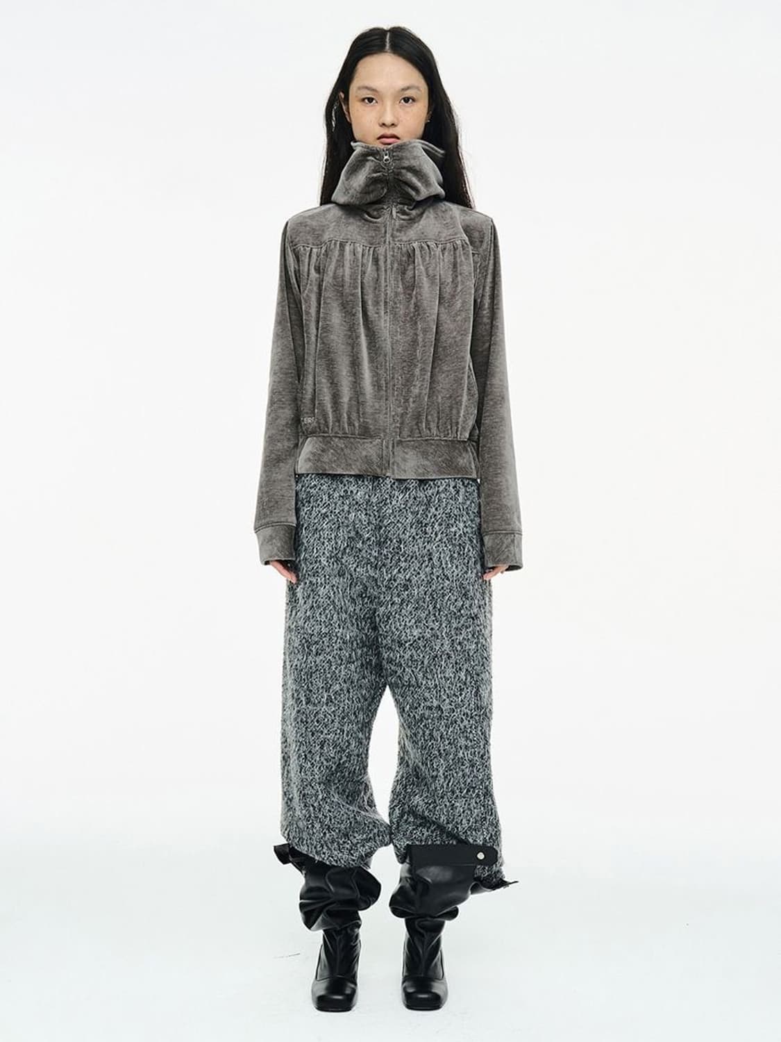 세릭 HAIRY WIDE PANTS 헤어리 와이드 팬츠 cerric  상품이미지1