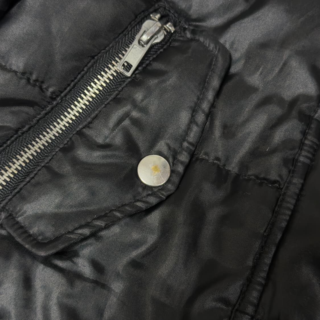 빈티지 크롭 패딩 상품이미지5