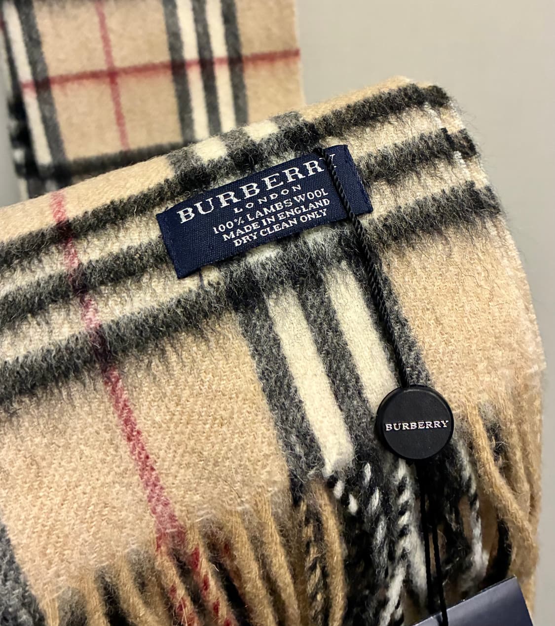 BURBERRY 버버리 런던 체크 램스울 머플러 목도리 상품이미지8