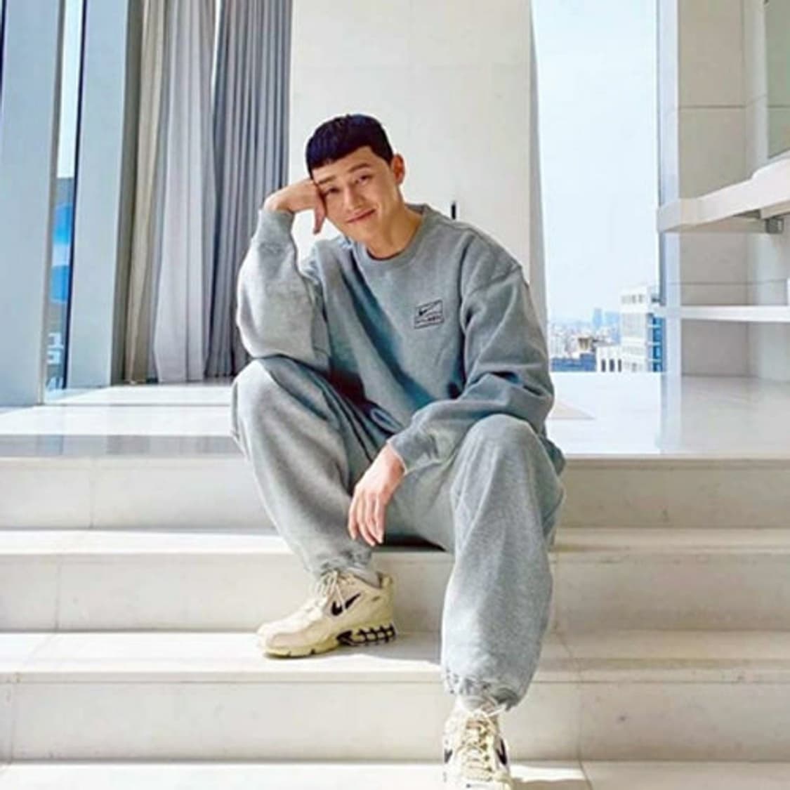 M,L 나투시 나이키x스투시 NRG 플리스 스웨트팬츠 츄리닝 바지 상품이미지4