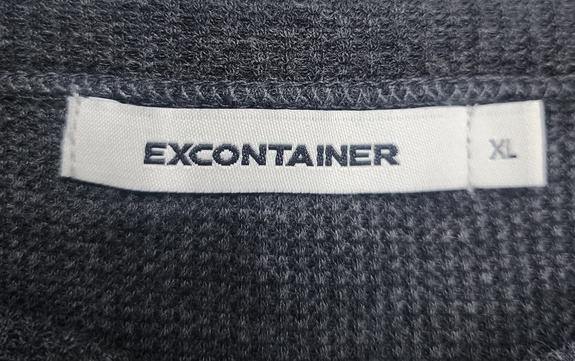 엑스컨테이너 와플 헨리넥 롱 슬리브 XL 상품이미지4