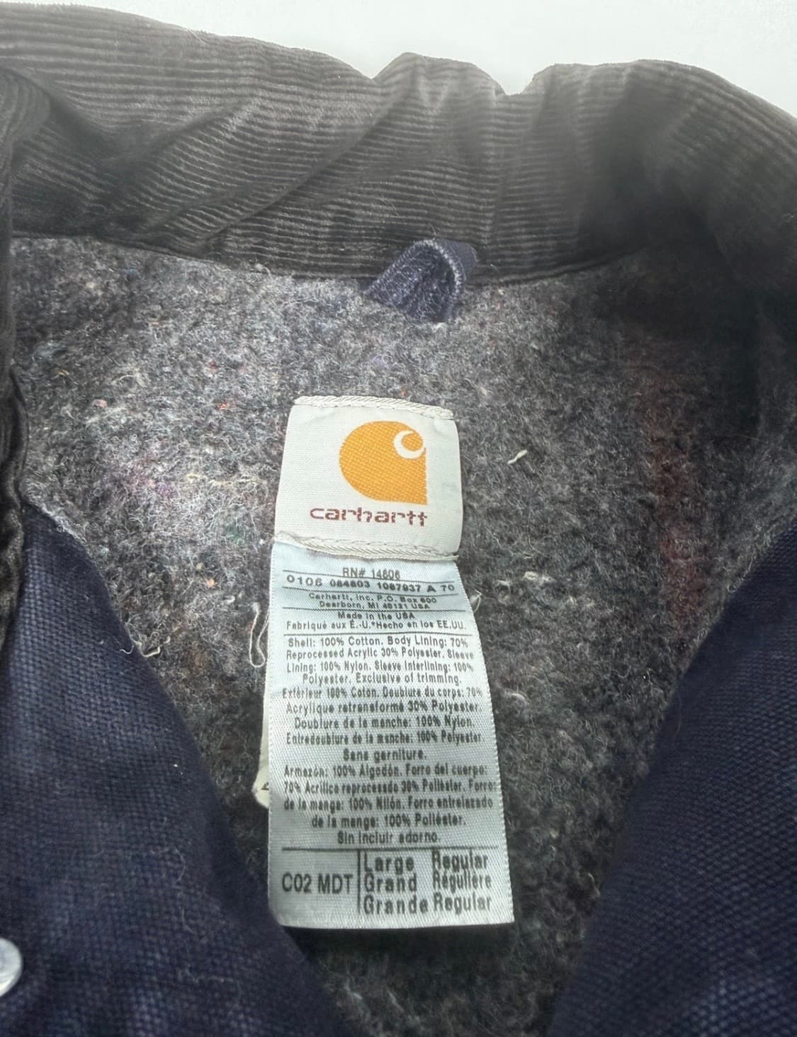 [L] 칼하트 c02 초어 자켓 MDT 상품이미지4