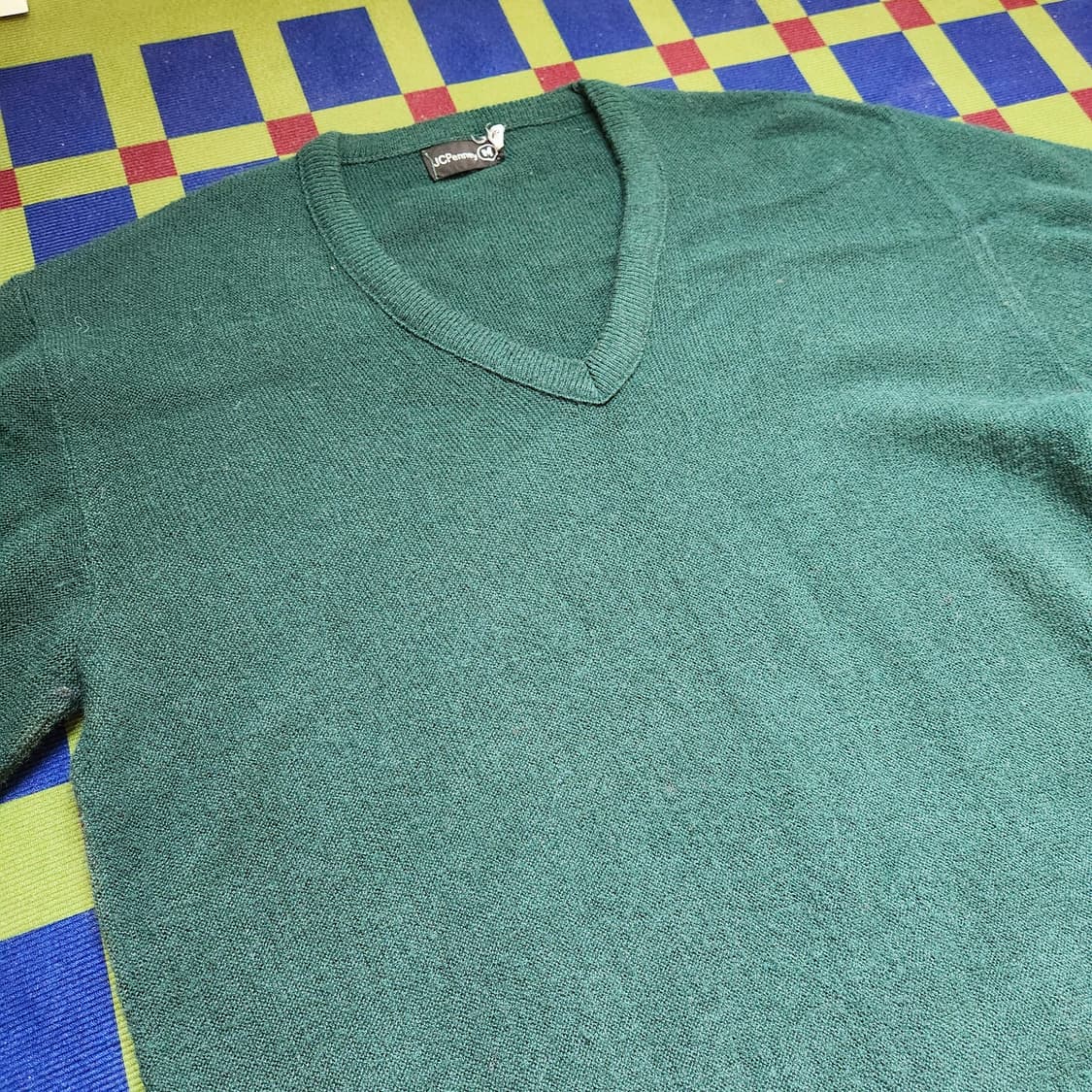 80s 제이씨페니 브이넥 스웨터(USAmade) 상품이미지4