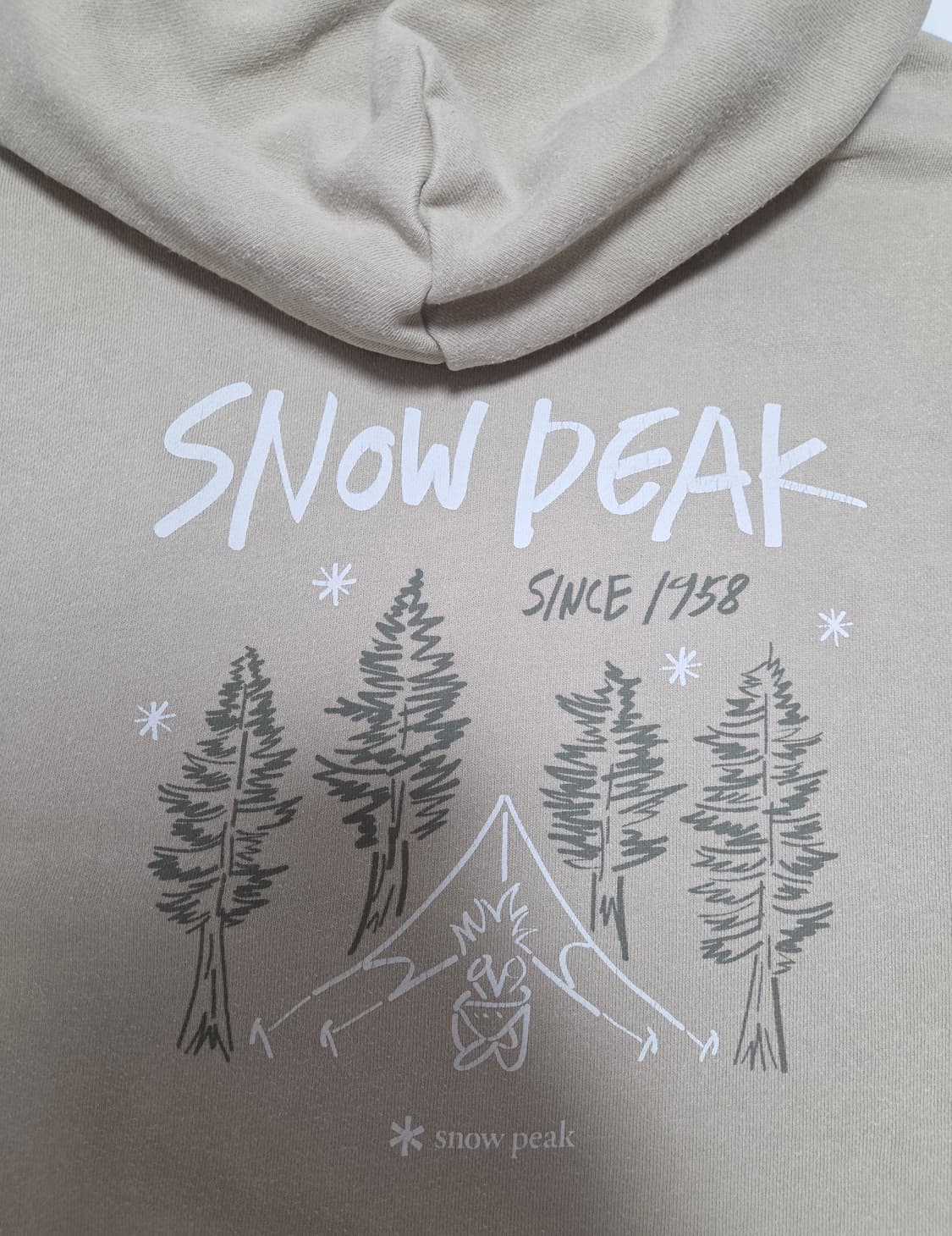 스노우 피크 공용 그래픽 후드티 상품이미지8