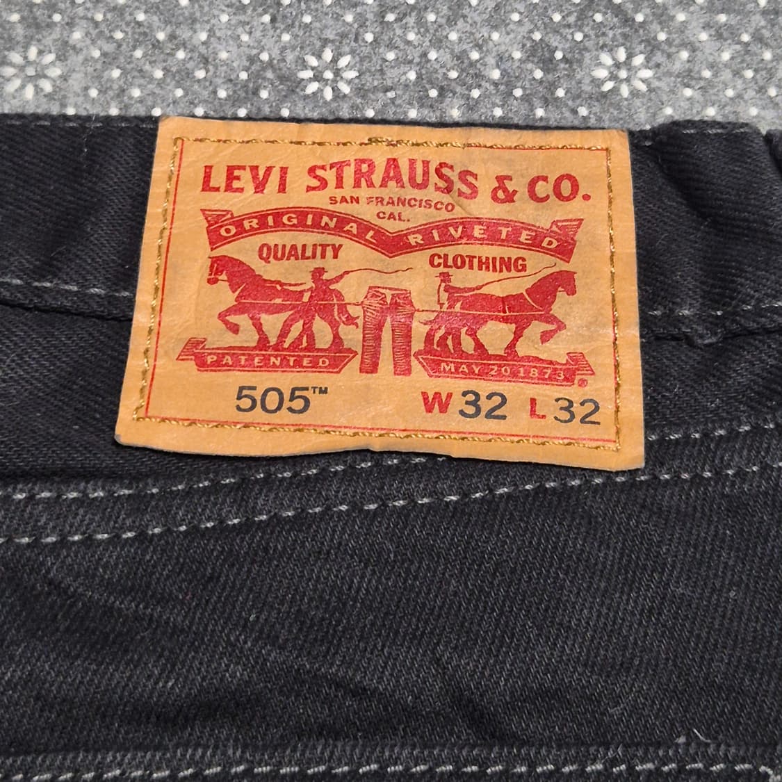 [32]리바이스 505 블랙 -434 상품이미지3