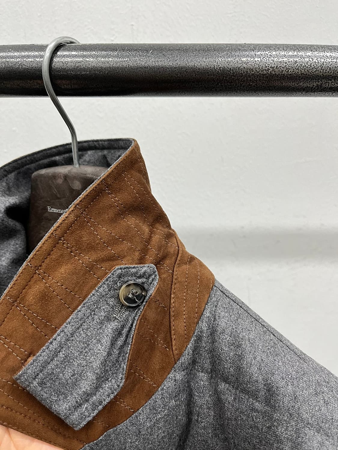 105-110) 브로이어 브라운 울 패딩자켓 상품이미지7