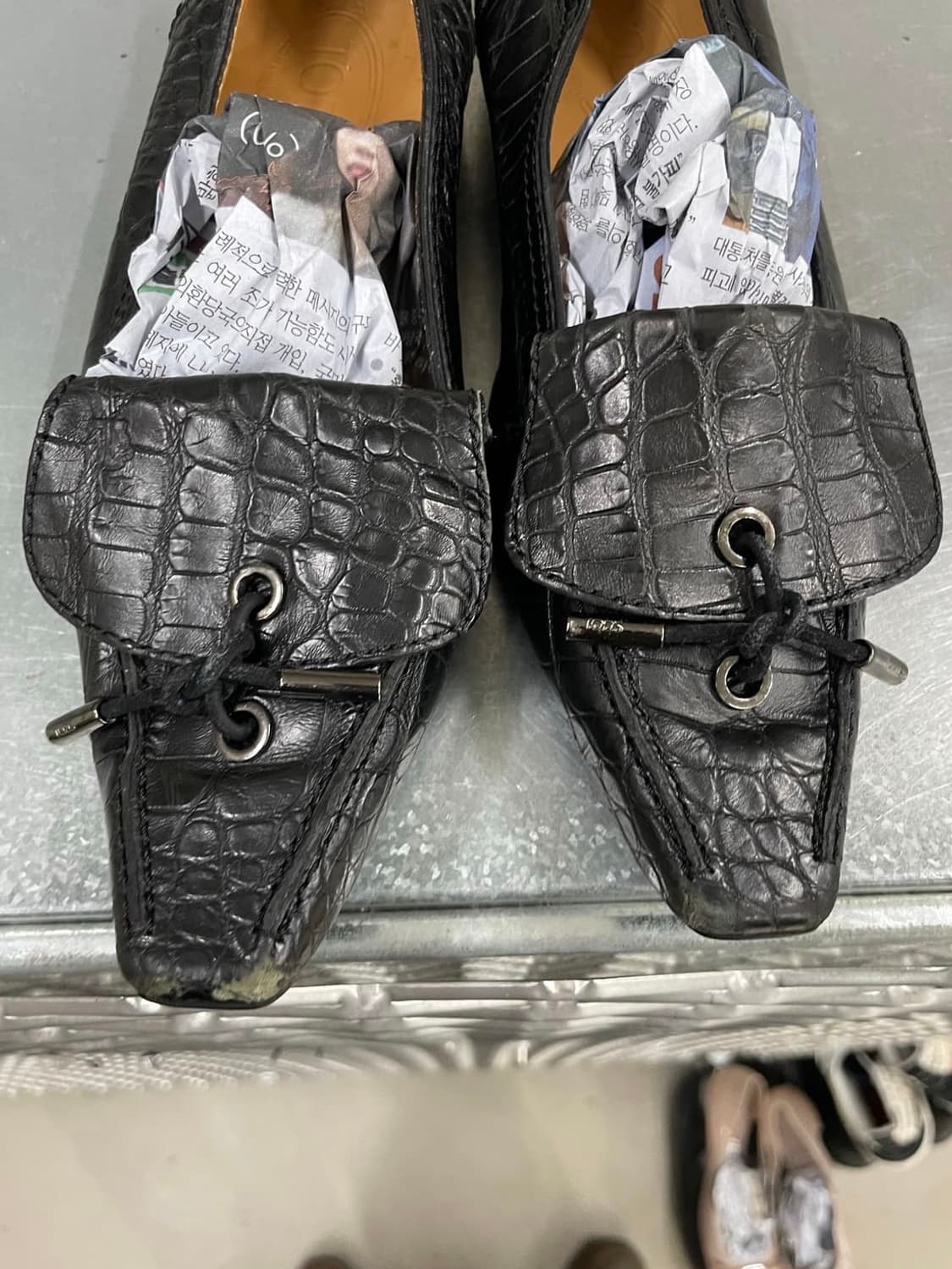 Tod’s 레더 로퍼 블랙 상품이미지7