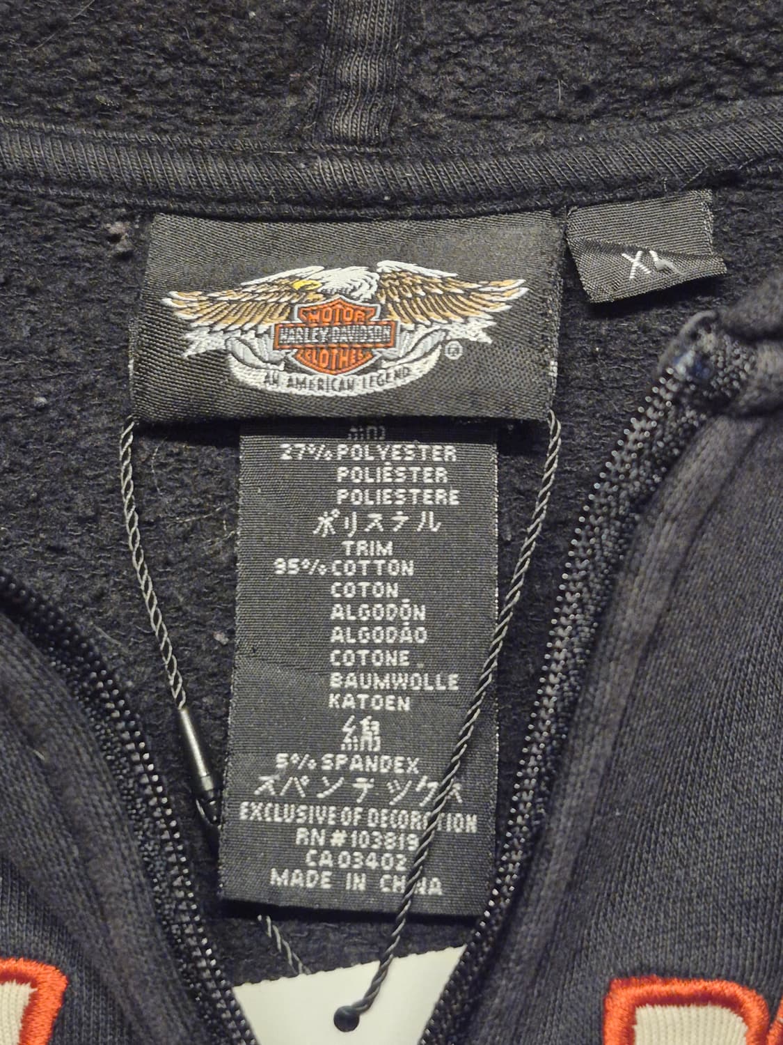 HARLEY DAVIDSON HOODIE ZIPUP  상품이미지6