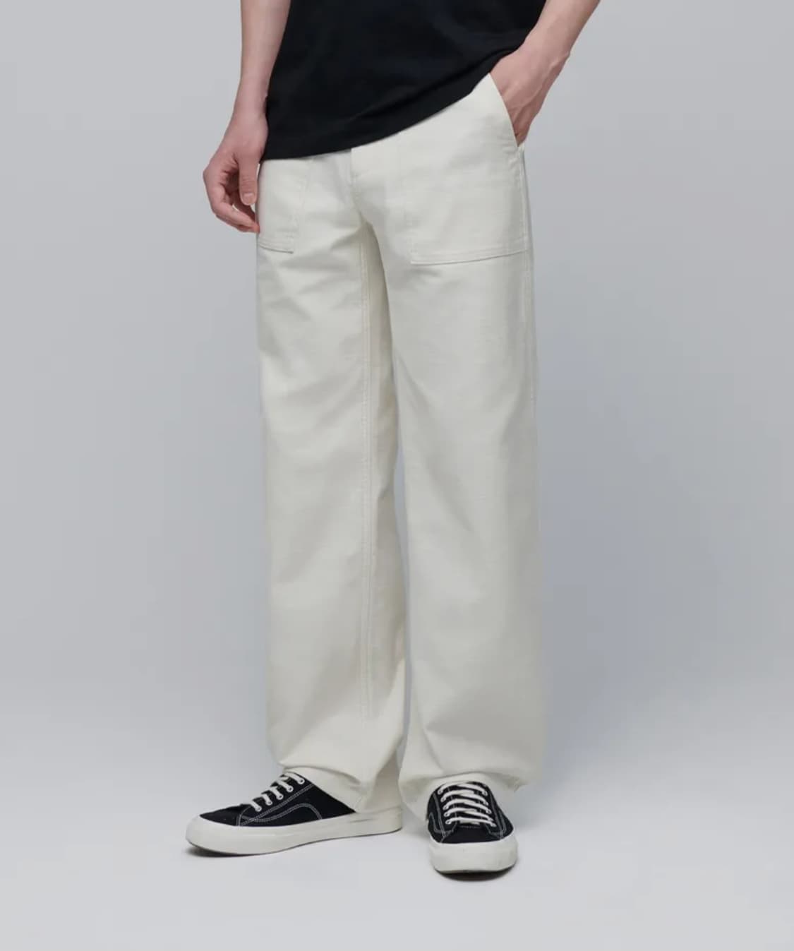 [27] 무신사 스탠다드 레플리카 퍼티그 팬츠 크림 판매 상품이미지1