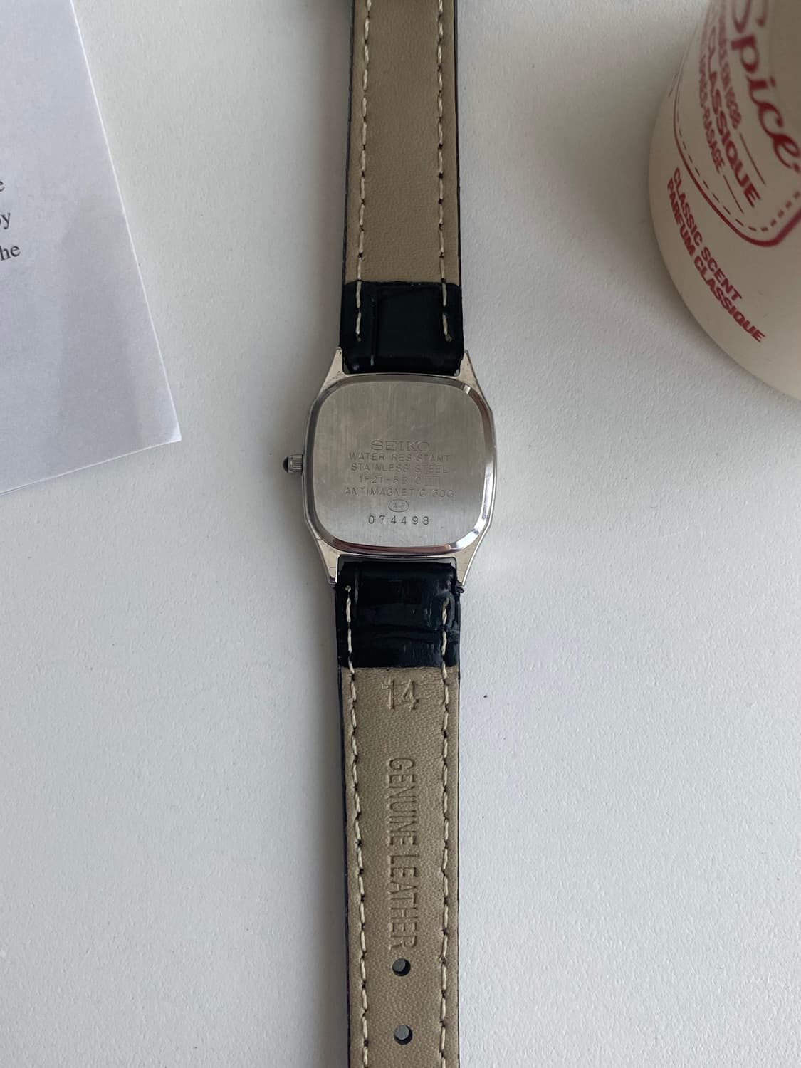 Seiko 세이코 엑셀린 스퀘어 실버 레이디스 상품이미지5