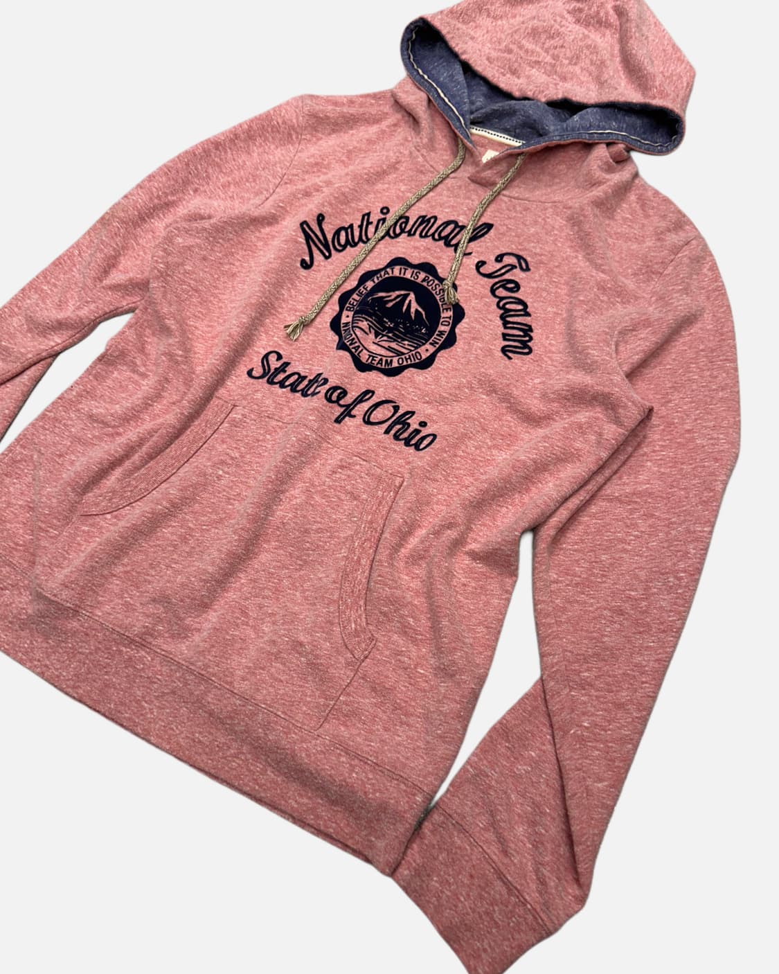 melange pink hood t-shirt 상품이미지3