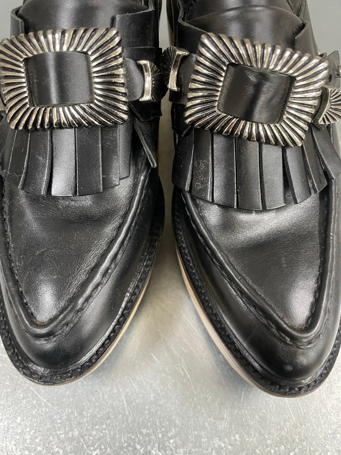 토가 풀라 버클 플랫폼 우드 로퍼 36 상품이미지7