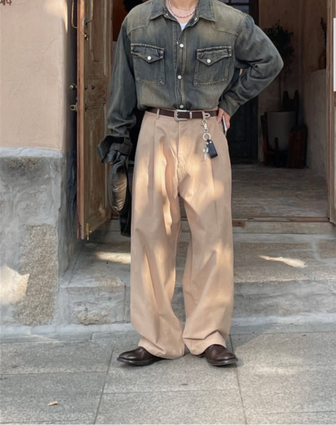 웨스턴 데님 셔츠 상품이미지2