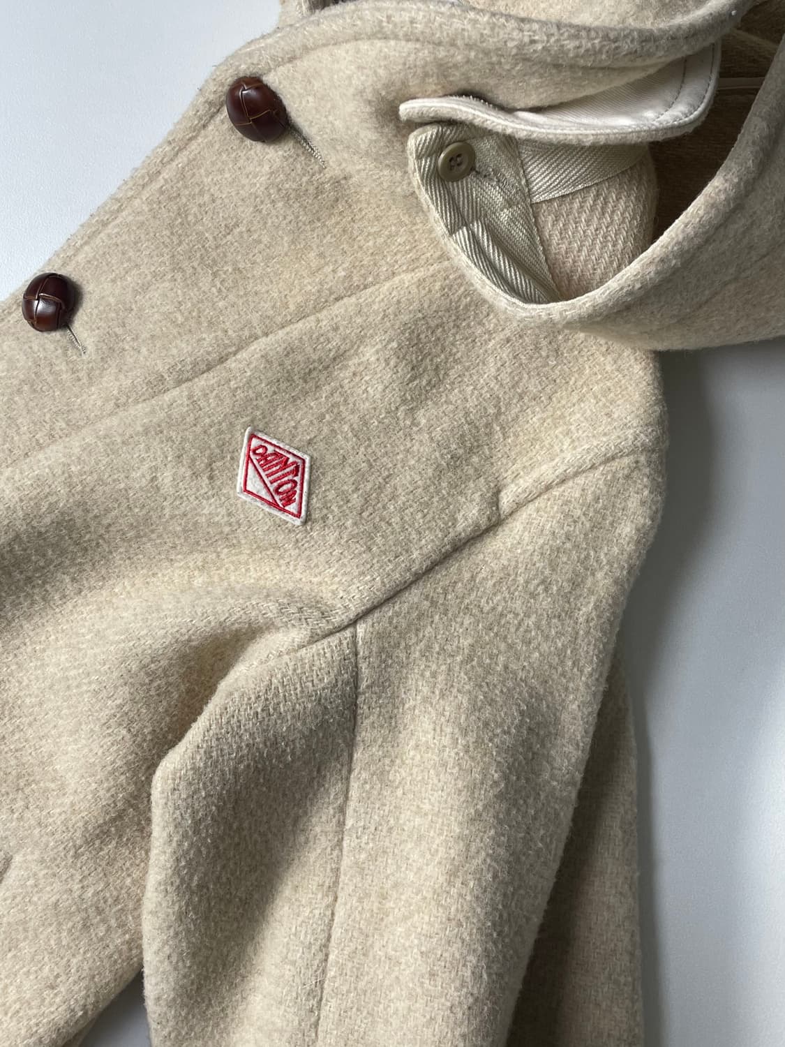 [36] 단톤 울 못사 후드 코트 상품이미지4