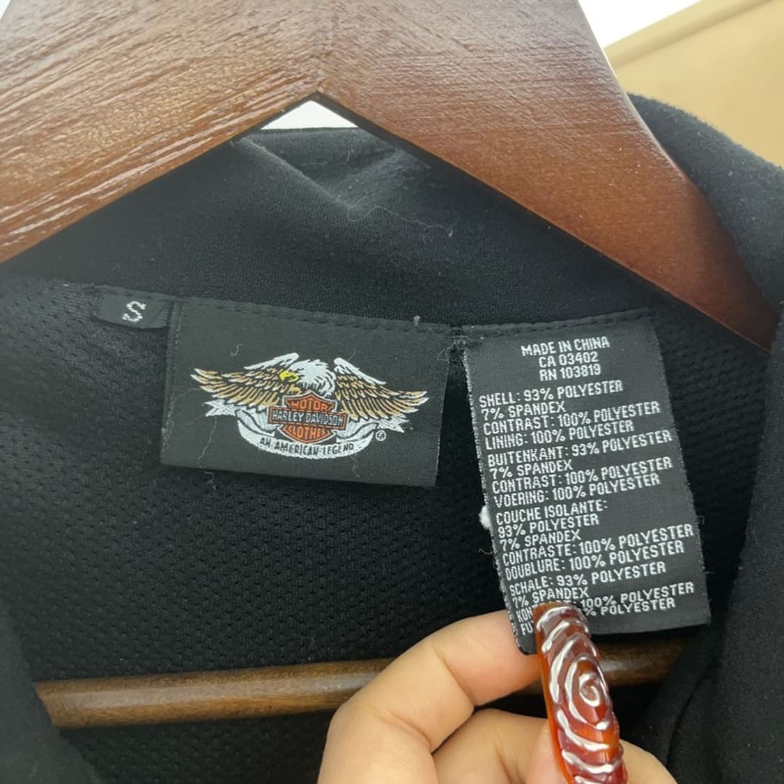 할리 데이비슨 올드스쿨 스트릿 모터사이클 레이싱 자켓 S C09494 상품이미지5