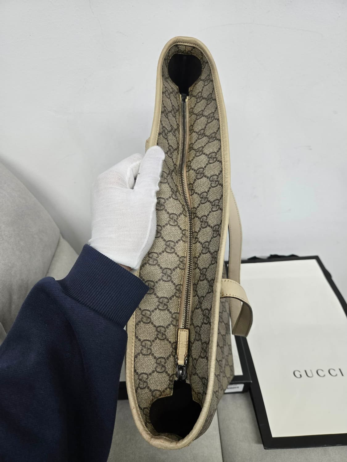 [보증서 정품] 구찌 시그니처 토트 숄더백 상품이미지2