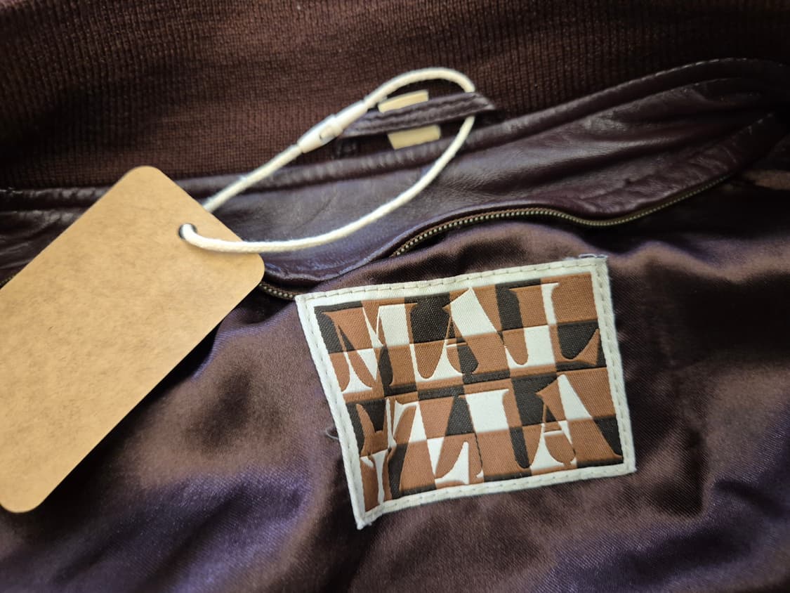 90s MALZIA 양가죽 봄버 상품이미지8