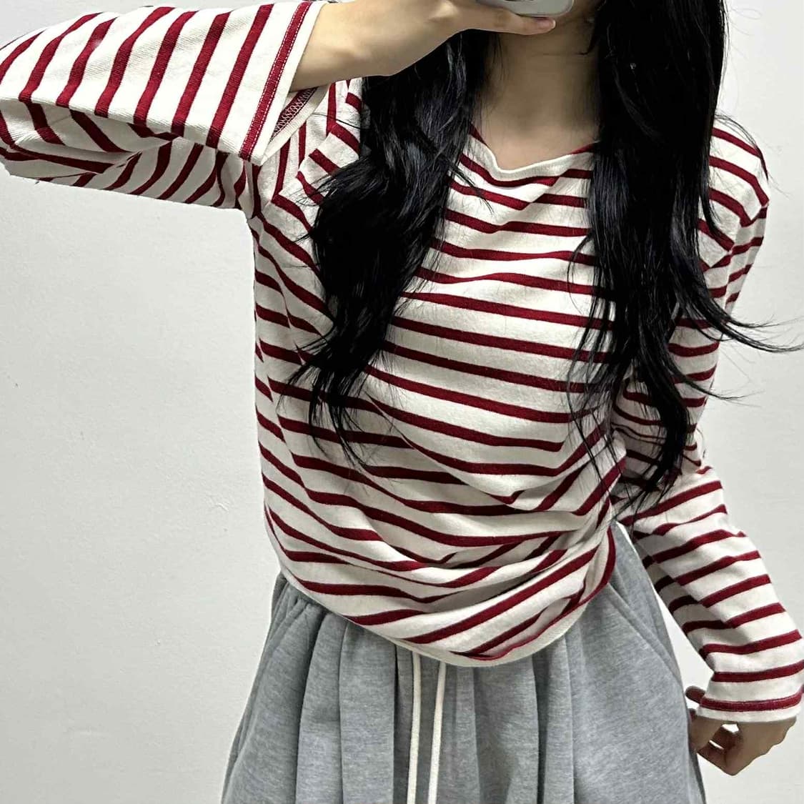 세인트 제임스 스트라이프 걸즈 슬리브 상품이미지1