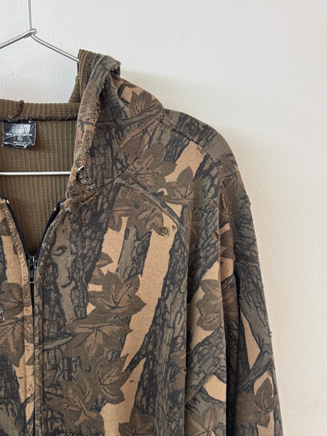 80s thermal lined realtree hoodie parka 상품이미지3