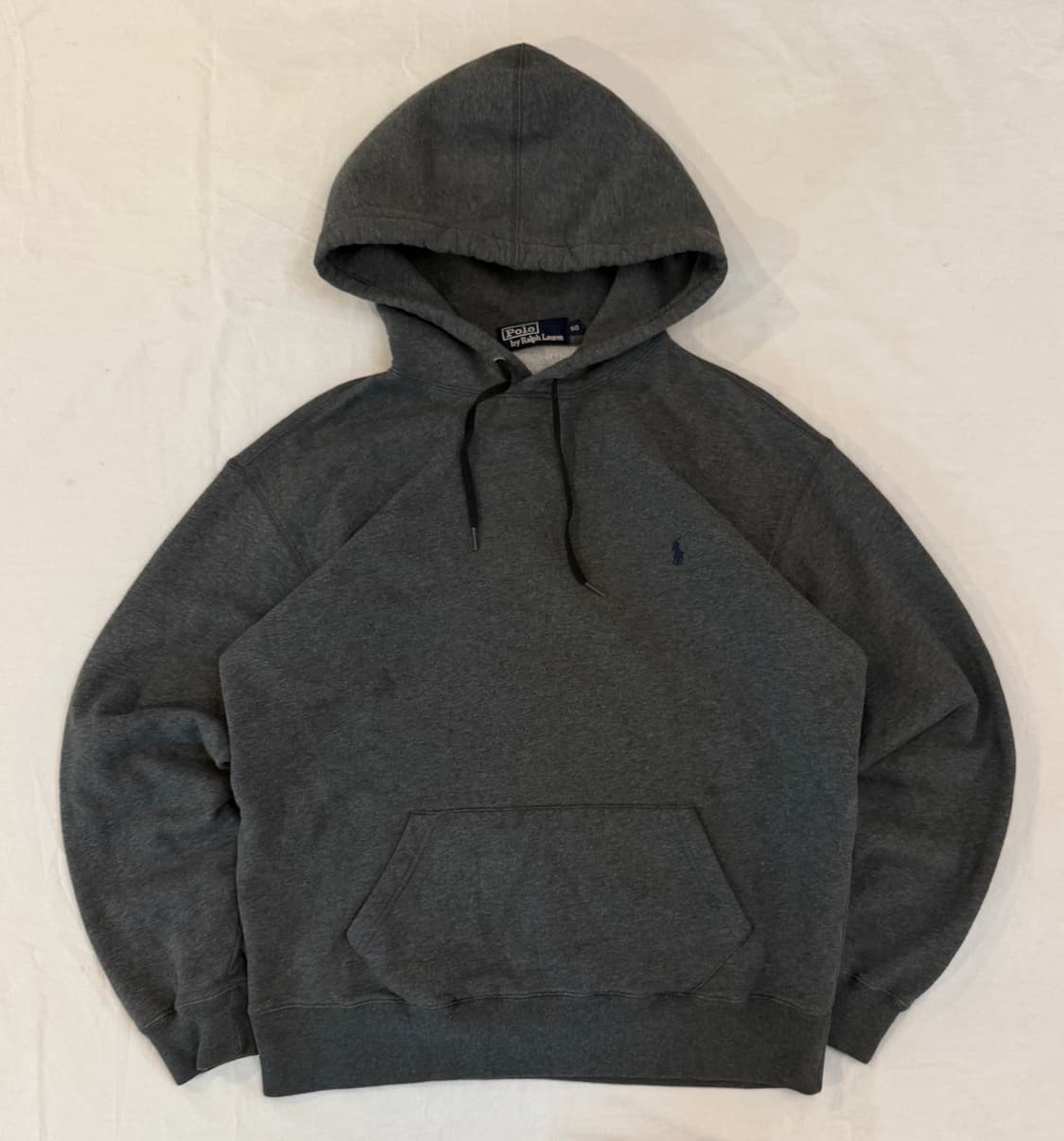 90s 폴로 랄프로렌 포니 후드티 딥 그레이 상품이미지1